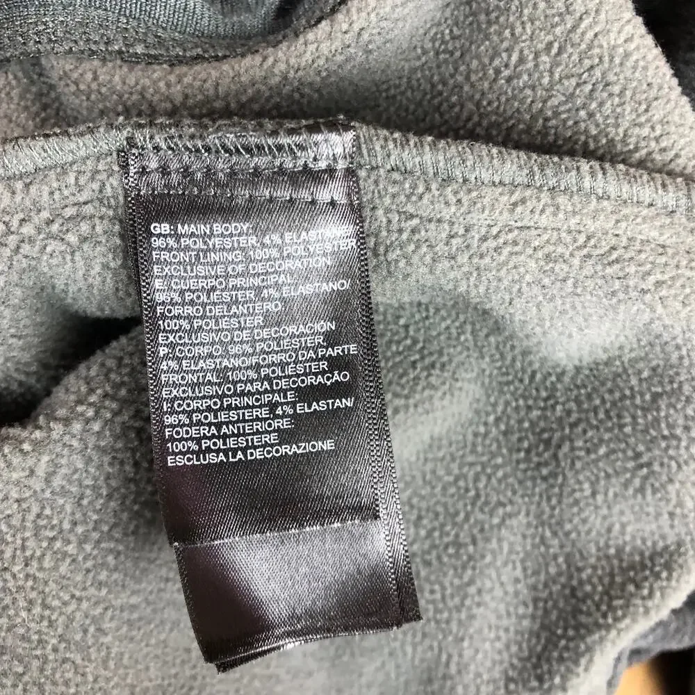 The North Face Mens Jacket Heathered Gray Canyonlands Hiking Casual Full Zip XL